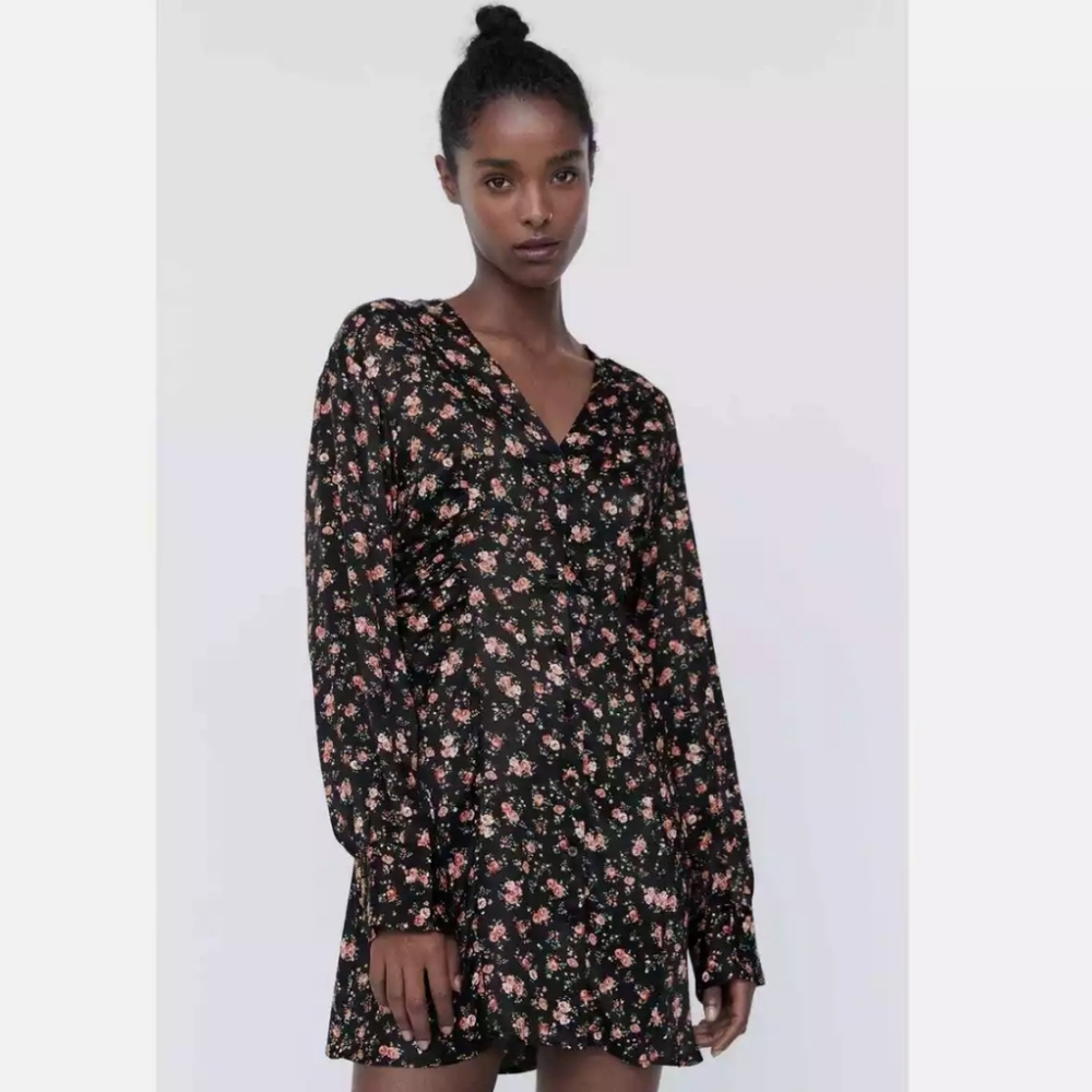 Zara Satin feel dress
